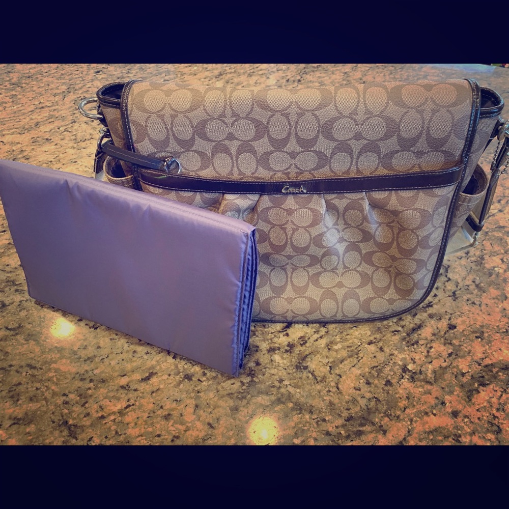 Coach Diaper Bag with Change Mat